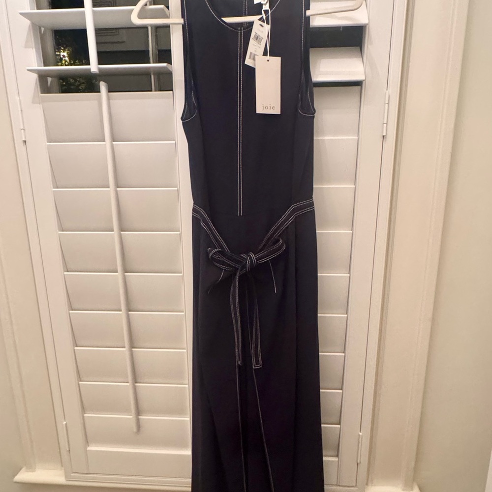 Joie Navy Sleeveless Maxi Dress